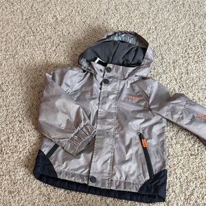 London Fog Kids Light Jacket in Gray and Navy
